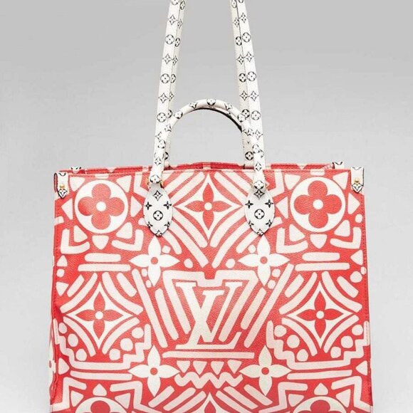 Louis Vuitton Handbags - Louis Vuitton Red/Pink Monogram Canvas Crafty Onthego GM Bag